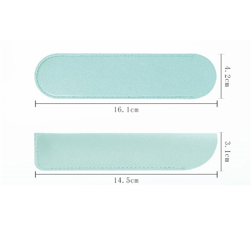 PU odinis pieštukų laikiklis Mokyklinis rašiklio laikymo krepšys Rašiklio dėklas Kawaii Pen Apsauginė rankovė Maža Ženklų rašiklio dangtelis Odinis Dėklas Dovanos