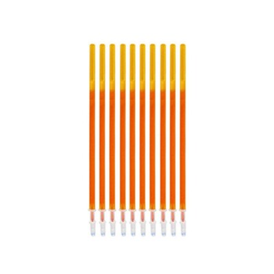 10 bucăți/set de reîncărcare stilou cu gel șters, instrument de scris, 0,5 mm, cerneală colorată, stilou neutru, articole de papetărie, miez neutru