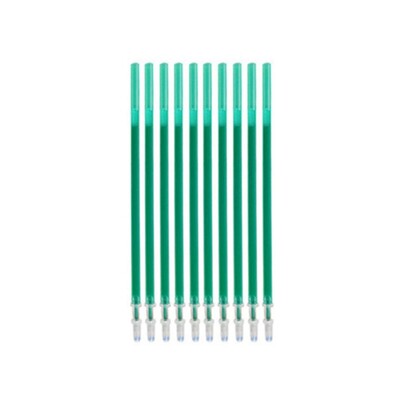 10 bucăți/set de reîncărcare stilou cu gel șters, instrument de scris, 0,5 mm, cerneală colorată, stilou neutru, articole de papetărie, miez neutru