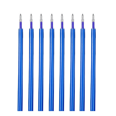8 tk/komplekt kustutatav geelpliiatsi täitmine 0,5 mm kuuliotsik Sinine must punane tindiga täitevardad 8 värviline kirjutamine joonistus maalimine pestav käepide