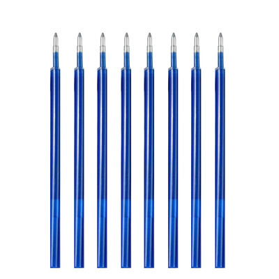 8 tk/komplekt kustutatav geelpliiatsi täitmine 0,5 mm kuuliotsik Sinine must punane tindiga täitevardad 8 värviline kirjutamine joonistus maalimine pestav käepide