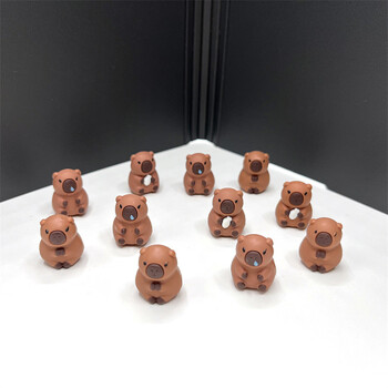 10PCS Cartoon Cute Capybara Pencil Cap Silicone Topper Covers for Kids Cute Pencil Extender Σχολικά είδη