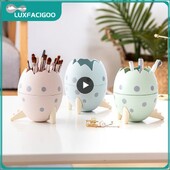 Ainulaadne ja pilkupüüdev armas mitmekülgne pliiatsihoidja Vastupidav materjal Mugav ja praktiline lauaarvuti organiseerija Dragon Egg