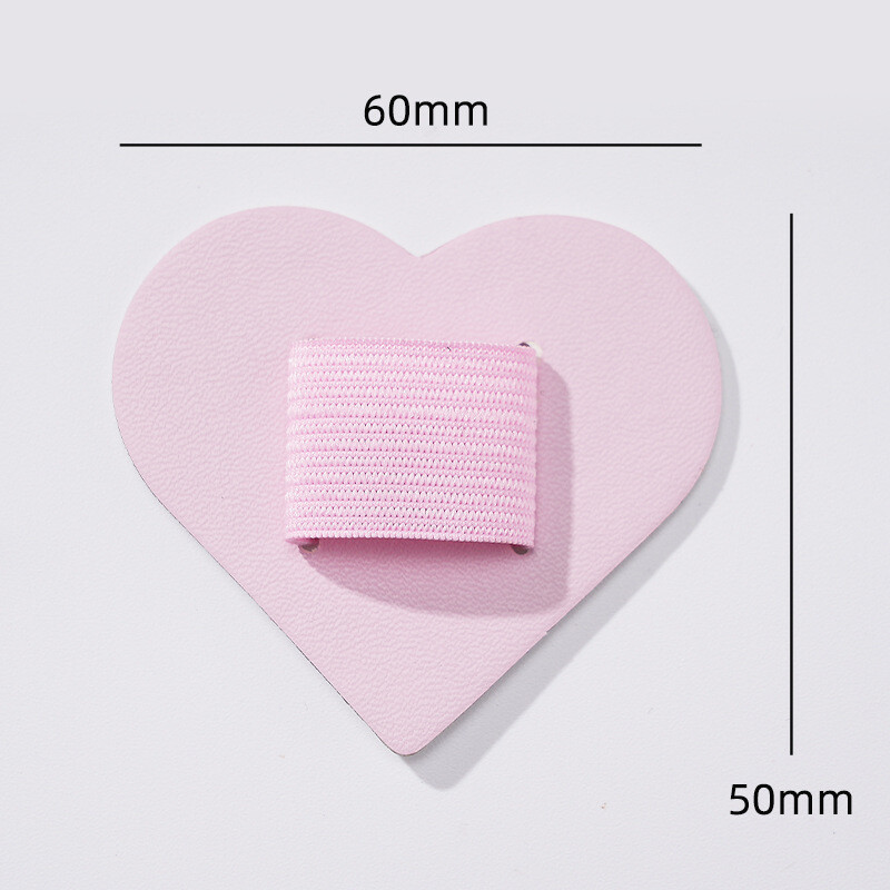 2 vnt Širdies PU odinis lipnus rašiklio laikiklis, skirtas nešiojamiesiems kompiuteriams, priedai, rašiklio spaustukas, elastingas rašiklio įdėjimo rašiklio kilpos nešiojamam kompiuteriui