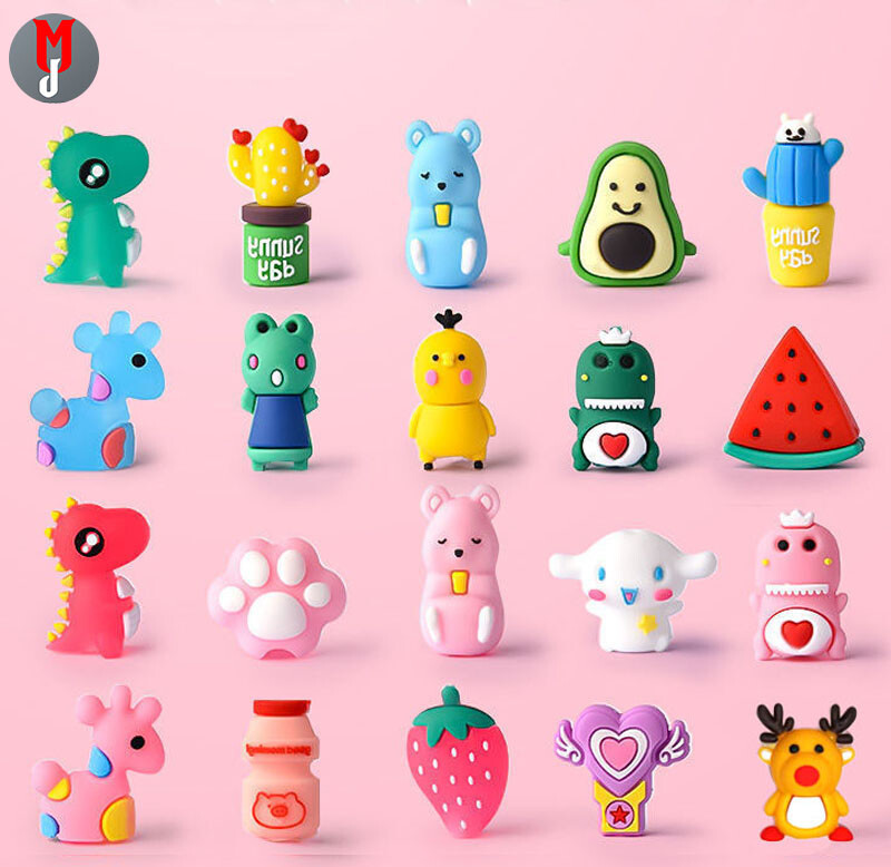 5 ~ 10 buc. Manșon pentru stilou pentru copii drăguț din silicon anti-rupere Capac de protecție pentru creion pentru elevi