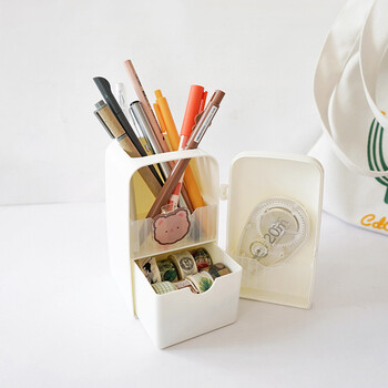 Μολυβοθήκη για στυλό ψυγείου Creative Mini Pot Desk Tidy θήκη δοχείου για Tape Eraser Table Organizer A7527