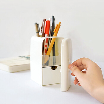 Μολυβοθήκη για στυλό ψυγείου Creative Mini Pot Desk Tidy θήκη δοχείου για Tape Eraser Table Organizer A7527