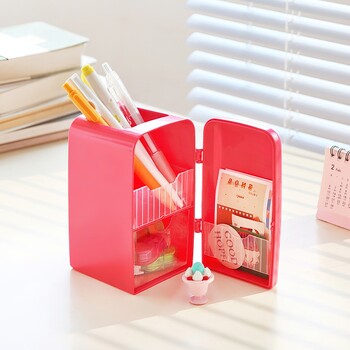 Μολυβοθήκη για στυλό ψυγείου Creative Mini Pot Desk Tidy θήκη δοχείου για Tape Eraser Table Organizer A7527