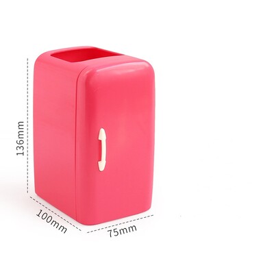 Hladnjak Držač za olovke Kreativni mini lonac Stol Uredan spremnik Torbica za traku Gumica Organizator stola A7527