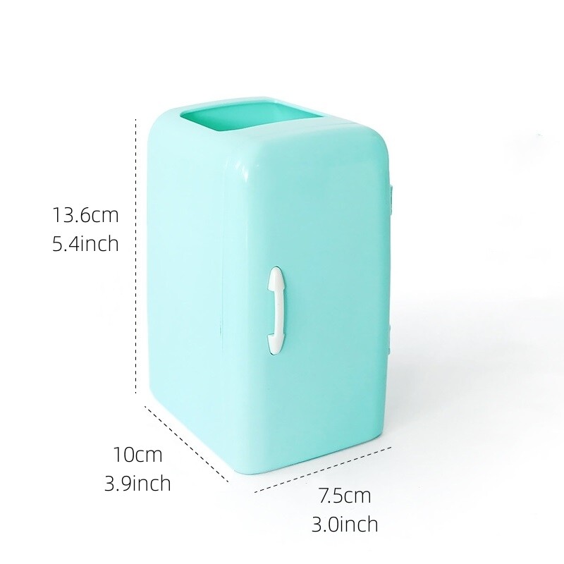 Hladnjak Držač za olovke Kreativni mini lonac Stol Uredan spremnik Torbica za traku Gumica Organizator stola A7527