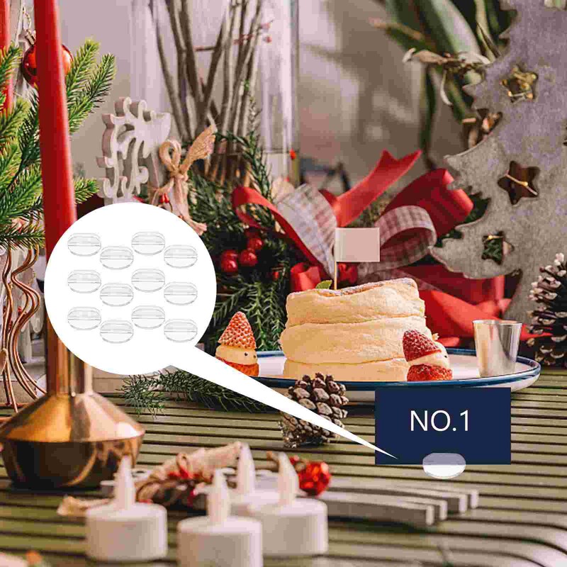 50 de buc. Suporturi pentru cărți de locație cu mini display transparent Suport de numere pentru masă rotundă Semn de nuntă Suport de afișare cu nume de mesaje rustice