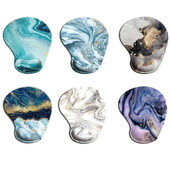 Ергономична подложка за мишка в скандинавски прост стил с опора за дланта на китката Нехлъзгаща се гумена подложка Бюро за ръце Подложка за ръце Поддръжка за китката