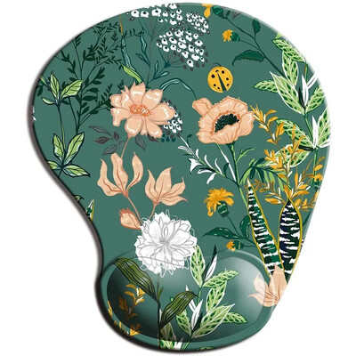 Ергономична подложка за мишка в скандинавски прост стил с опора за дланта на китката Нехлъзгаща се гумена подложка Бюро за ръце Подложка за ръце Поддръжка за китката