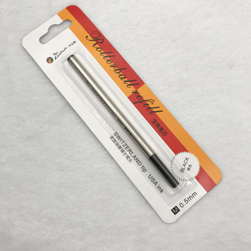 5 vnt/stal. Mėlyno rašalo užpildai, skirti Picasso Pimio Rollerball Pen Aukštos kokybės Šveicarijos antgalio ritininio rutulinio užpildo 0,5 mm varžto tipas