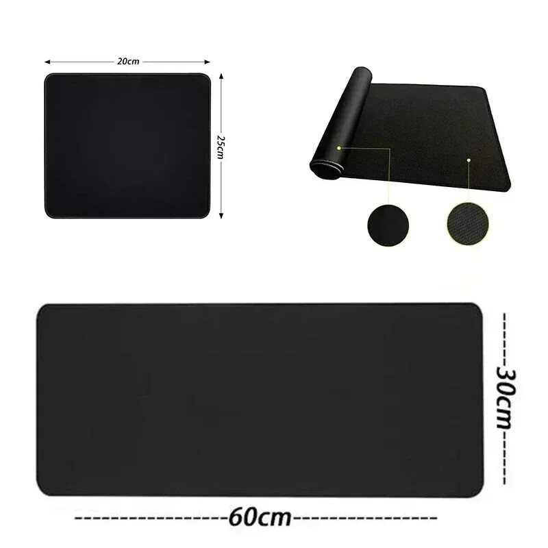 Tastatură din cauciuc Mouse Pad Anime Gamer Covoraș de birou cu adeziv-protecție Covorașe de marmură pentru jocuri Accesorii pentru computer Tampă de mouse Cabinet laptopuri