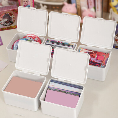 1 τμχ Κορεατικό διαφανές κουτί αποθήκευσης Blind Box Κάρτα Photocard Storage Box Photo Card Organizer Ταξινόμηση Flip Box