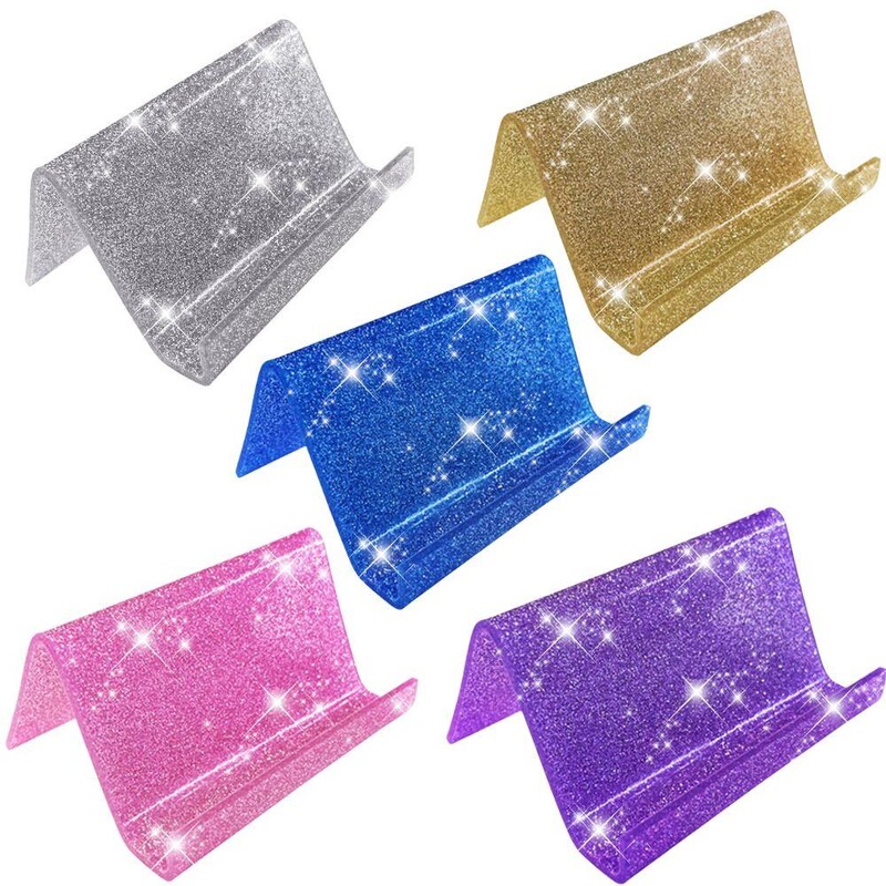 Akrilo vizitinių kortelių laikiklis.