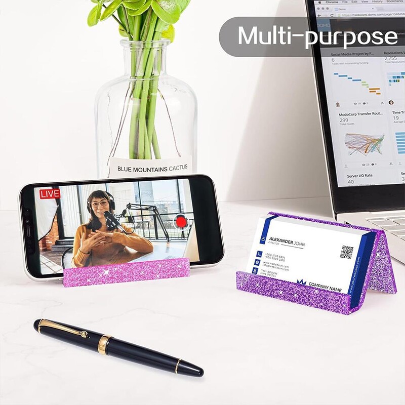 Akrilo vizitinių kortelių laikiklis.