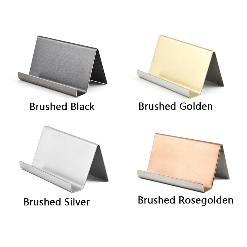 Metallist visiitkaardi nimesilt Näidiku rack Displei alus lauaarvuti laua organiseerija mobiiltelefoni hoidik konverentsiruumi tarvikud