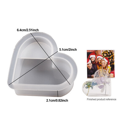 Silikonski kalup DIY cvijet, srce, oblak, dugin oblik, smola, beton, cementni kalup, kućna radinost, stolni ukrasi, držač za fotografije