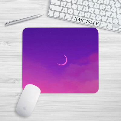 Gaming podloga za miš Cartoon Pink Moon Mala podloga za miš Neklizajuća podloga za stol Tipkovnica Podloga za stol Zaštita za stol Dodaci za računala Anime podloge za miš
