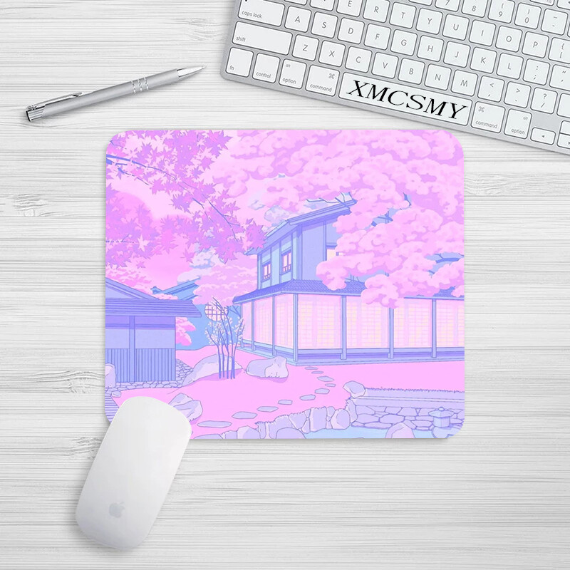 Gaming podloga za miš Cartoon Pink Moon Mala podloga za miš Neklizajuća podloga za stol Tipkovnica Podloga za stol Zaštita za stol Dodaci za računala Anime podloge za miš