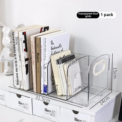 Prozirni akrilni stalak za knjige Stalak za čitanje Pregradni stol Polica za izlaganje Studentski organizator Spremnik za pohranu Završeci literature