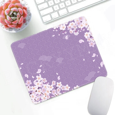 Ljubičaste podloge za miša Sakura podloga za miša Art Podloge za računalni stol Tvrtka Mala podloga za stol Ured Slatke podloge za miš 20x25cm za darove