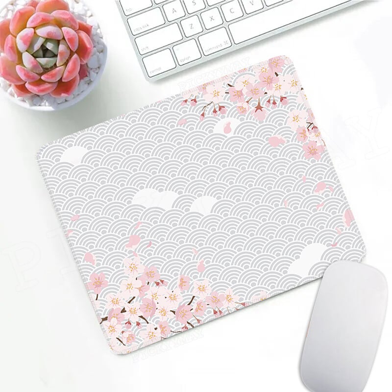 Ljubičaste podloge za miša Sakura podloga za miša Art Podloge za računalni stol Tvrtka Mala podloga za stol Ured Slatke podloge za miš 20x25cm za darove