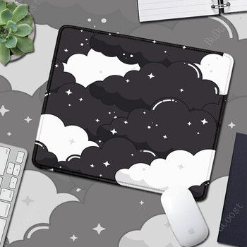 XS Килим за бюро Kawaii Pink Cloud Cute Table Pad Геймърски Малки подложки за мишка Гумени подложки за клавиатура 18x22cm Противоплъзгаща се Най-добър избор Подложка за мишка