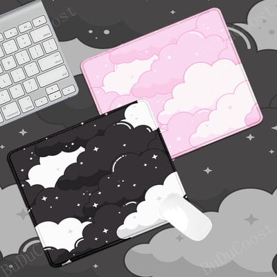 XS Desk Rug Kawaii Pink Cloud Cute Table Pad Male podloge za miš Gaming Podloge za miš Gumene podloge za tipkovnicu 18x22cm Anti-slip Najbolji izbor Podloga za miševe