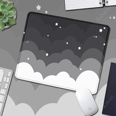Covor de birou XS Kawaii Pink Cloud Drăguț Tampă de masă Covorașe mici pentru mouse Covorașe de cauciuc pentru tastatură 18x22cm Anti-alunecare Cea mai bună alegere Tampă de șoareci