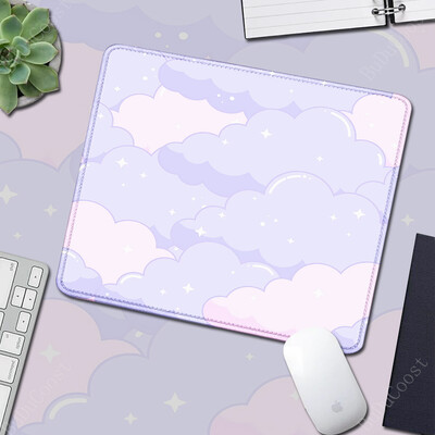 Covor de birou XS Kawaii Pink Cloud Drăguț Tampă de masă Covorașe mici pentru mouse Covorașe de cauciuc pentru tastatură 18x22cm Anti-alunecare Cea mai bună alegere Tampă de șoareci