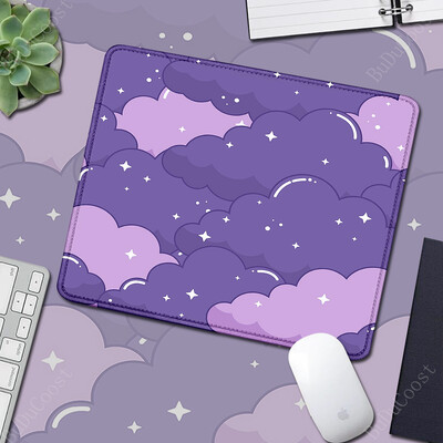 Covor de birou XS Kawaii Pink Cloud Drăguț Tampă de masă Covorașe mici pentru mouse Covorașe de cauciuc pentru tastatură 18x22cm Anti-alunecare Cea mai bună alegere Tampă de șoareci
