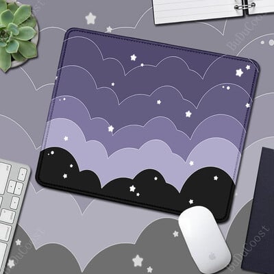Covor de birou XS Kawaii Pink Cloud Drăguț Tampă de masă Covorașe mici pentru mouse Covorașe de cauciuc pentru tastatură 18x22cm Anti-alunecare Cea mai bună alegere Tampă de șoareci
