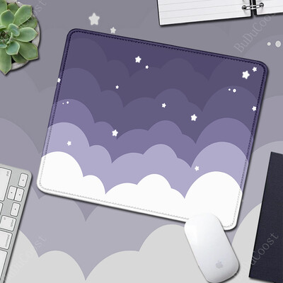 Covor de birou XS Kawaii Pink Cloud Drăguț Tampă de masă Covorașe mici pentru mouse Covorașe de cauciuc pentru tastatură 18x22cm Anti-alunecare Cea mai bună alegere Tampă de șoareci