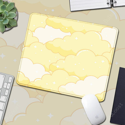 Covor de birou XS Kawaii Pink Cloud Drăguț Tampă de masă Covorașe mici pentru mouse Covorașe de cauciuc pentru tastatură 18x22cm Anti-alunecare Cea mai bună alegere Tampă de șoareci