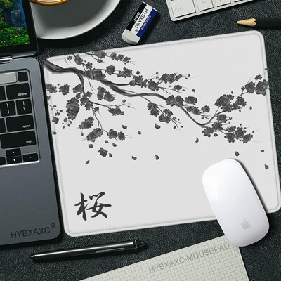 450x400 Japan Cherry Blossom játék kis egérpad számítógép Sakura asztali szőnyeg asztali billentyűzet pad laptop párna csúszásmentes asztali pad