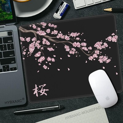 450x400 Japan Cherry Blossom Game Mic Mousepad Computer Sakura Birou Mat Masa Tastatură Perna Laptop Deskpad anti-alunecare