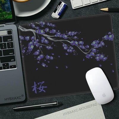 450x400 Japan Cherry Blossom Game Mic Mousepad Computer Sakura Birou Mat Masa Tastatură Perna Laptop Deskpad anti-alunecare