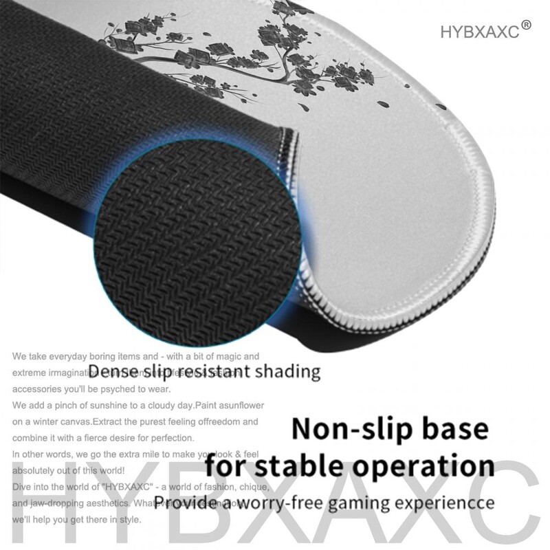 450x400 Japan Cherry Blossom Game Mic Mousepad Computer Sakura Birou Mat Masa Tastatură Perna Laptop Deskpad anti-alunecare