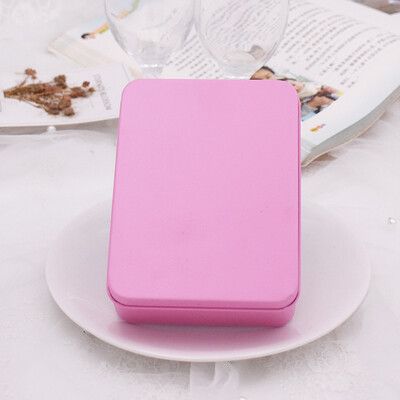 Poklon kutija Četvrtasta kutija za pohranu Kutije za slatkiše Kutija za tablete Limena kutija Kutija za nakit Limena kutija Kutija za pohranu kartica Višenamjenska Izdržljiva Prijenosna