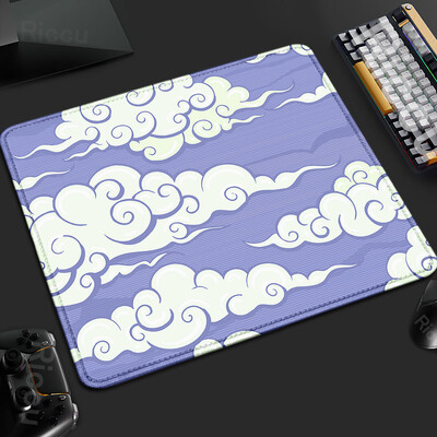 XS Pink Cloud Gamer Deskmat mic 18x22cm Mouse Pad din cauciuc Blocare margine tastatură Accesorii pentru jocuri Tapis De Souris anti-alunecare