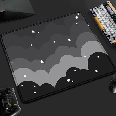 XS Pink Cloud Gamer Deskmat mic 18x22cm Mouse Pad din cauciuc Blocare margine tastatură Accesorii pentru jocuri Tapis De Souris anti-alunecare