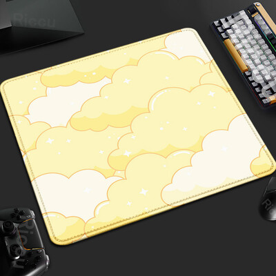 XS Pink Cloud Gamer Deskmat mic 18x22cm Mouse Pad din cauciuc Blocare margine tastatură Accesorii pentru jocuri Tapis De Souris anti-alunecare