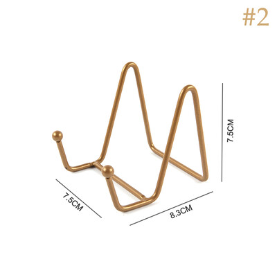 Стойка за витрини на списание Iron Art Поставка за чинии Купа Рамка за картина Фотокнига Поставка Поставка Декорация на дома Орнаменти за съхранение