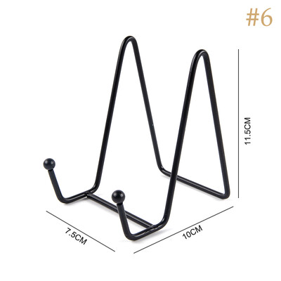 Стойка за витрини на списание Iron Art Поставка за чинии Купа Рамка за картина Фотокнига Поставка Поставка Декорация на дома Орнаменти за съхранение
