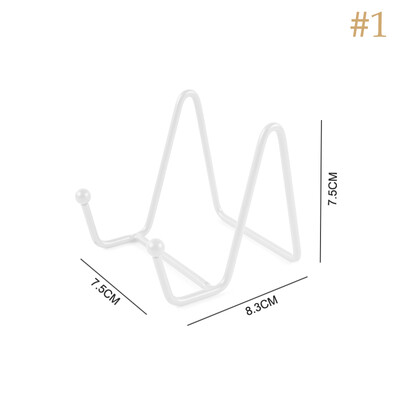 Стойка за витрини на списание Iron Art Поставка за чинии Купа Рамка за картина Фотокнига Поставка Поставка Декорация на дома Орнаменти за съхранение