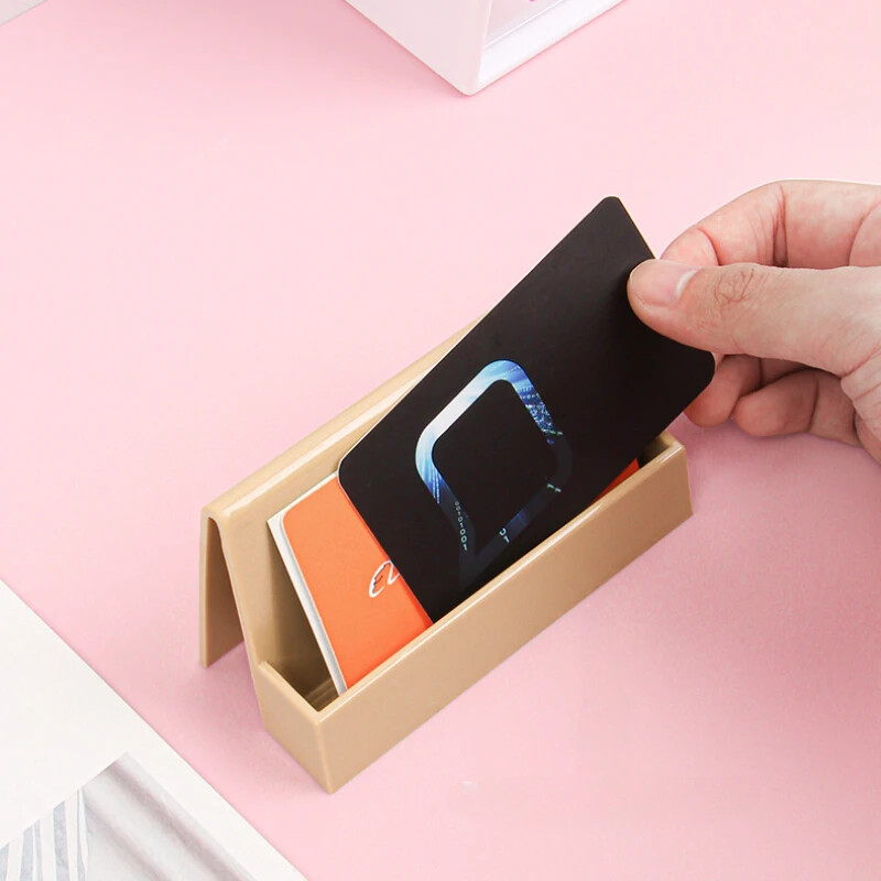 1 buc Suport pentru cărți de vizită pentru femei, creativ, unic