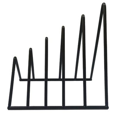 Raft pentru cărți din fier nordic Suport de depozitare pentru birou, reviste, ziare, birou, raft pentru documente, raft triunghiular, suport creativ, simplu